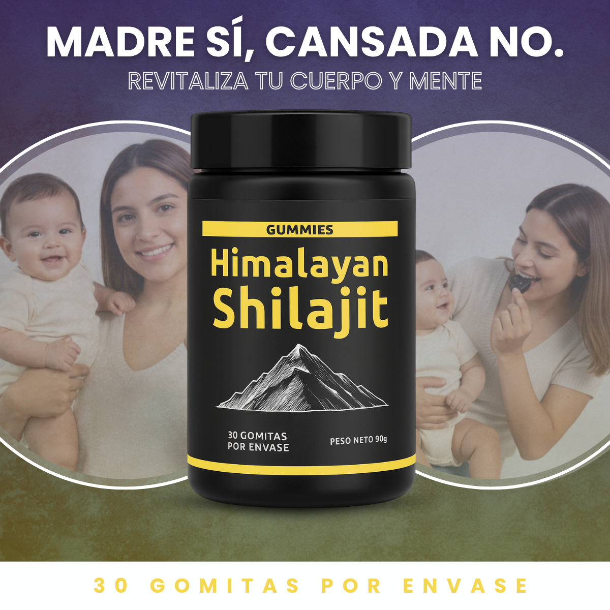 Shilajit Gomitas - Potenciador Femenino