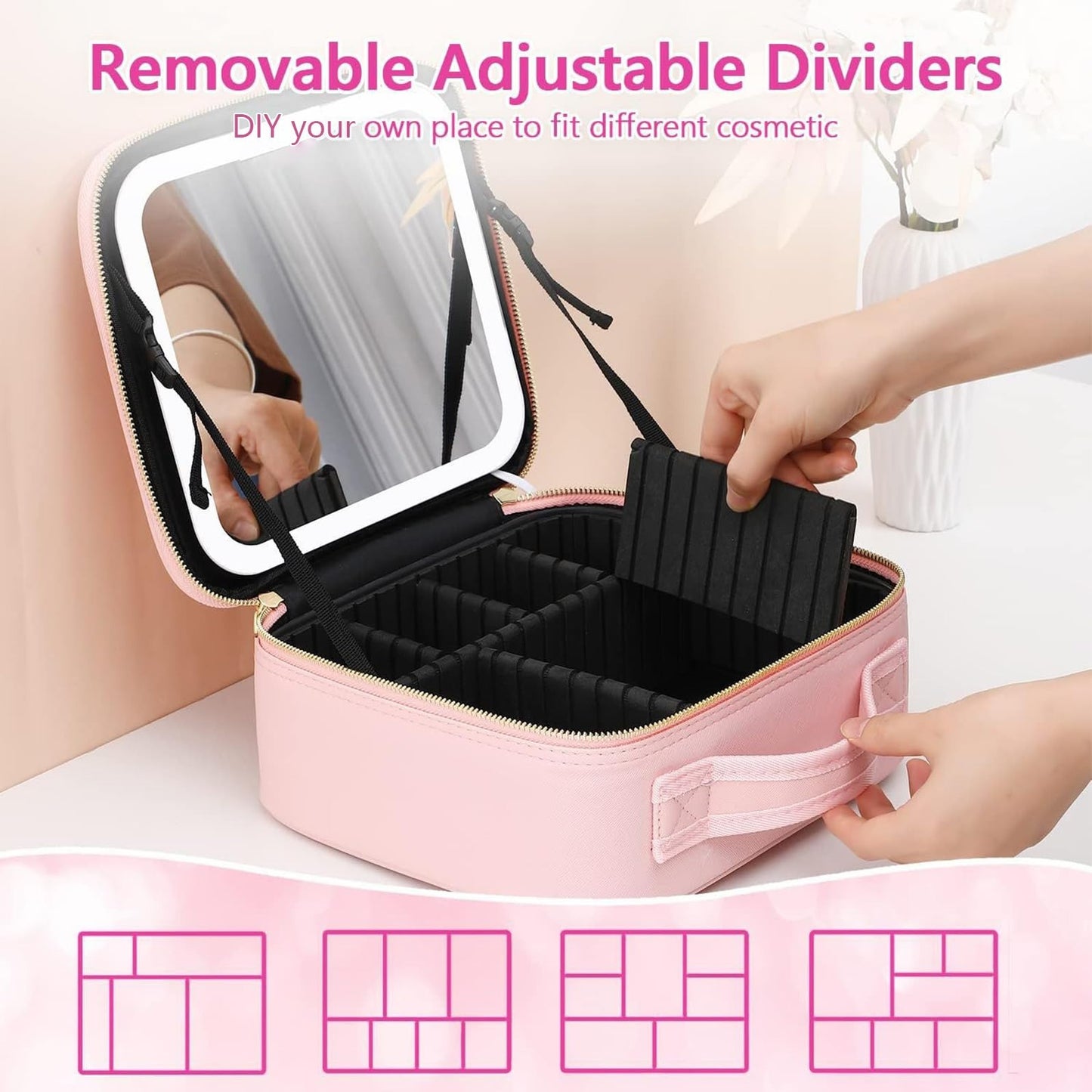 Cosmetiquera BeautyCase LED Pro™