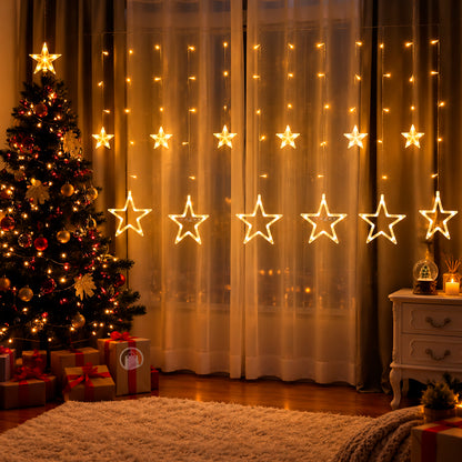 Cortina Punta Estrella Led
