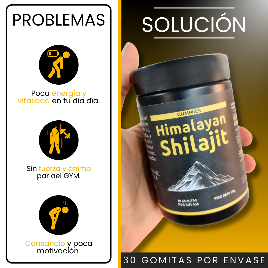 Shilajit Gomitas - Potenciador Femenino