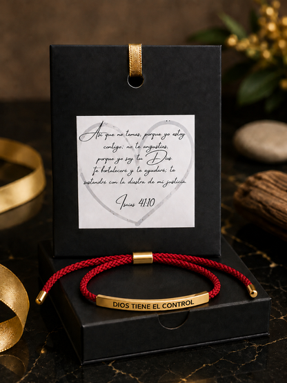 Pulsera Dios tiene Control Sencilla