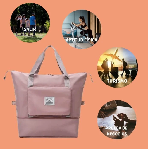 Bolsa De Viaje Plegable Expandible Repe