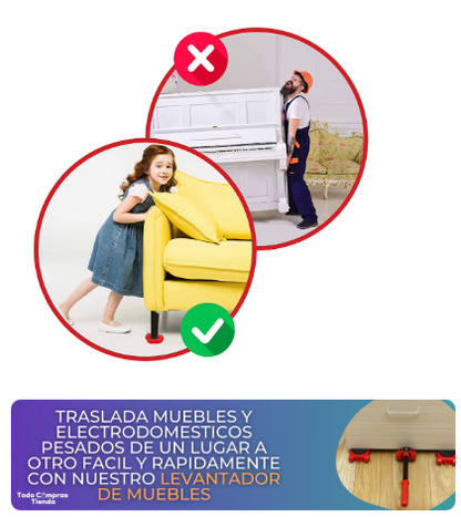 Kit Levanta y Desliza Muebles