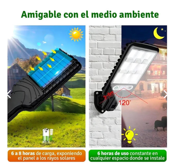 Lampara Panel Solar LumiSolar Pro™