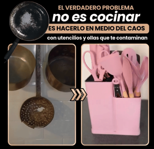 Set de Utensilios De Cocina 19 Piezas