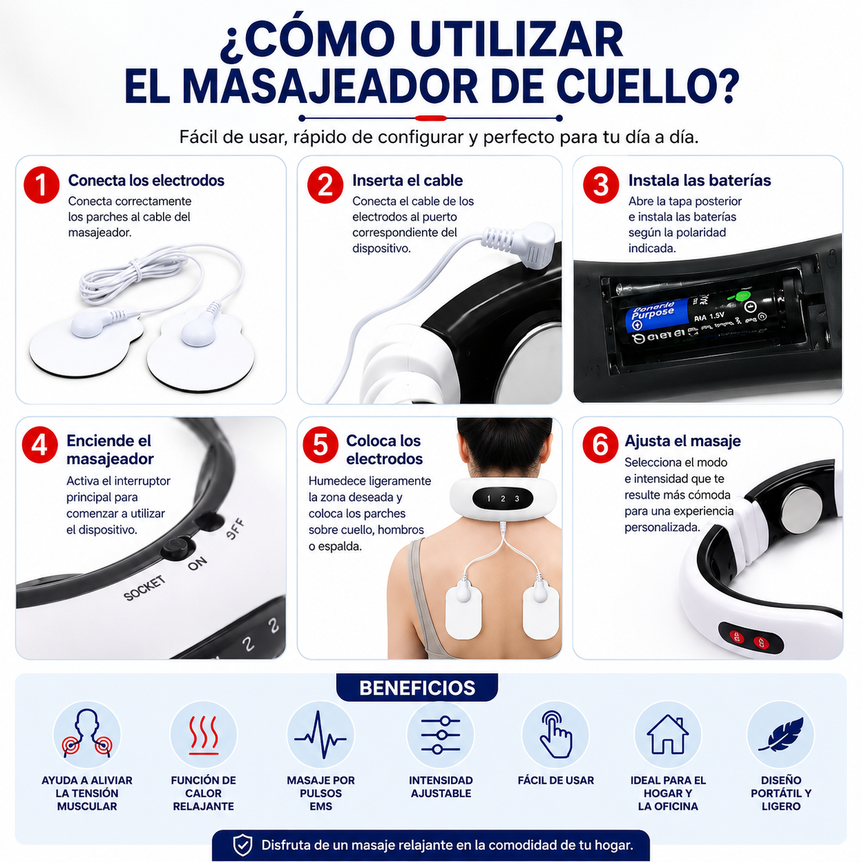 Masajeador de cuello Electrico
