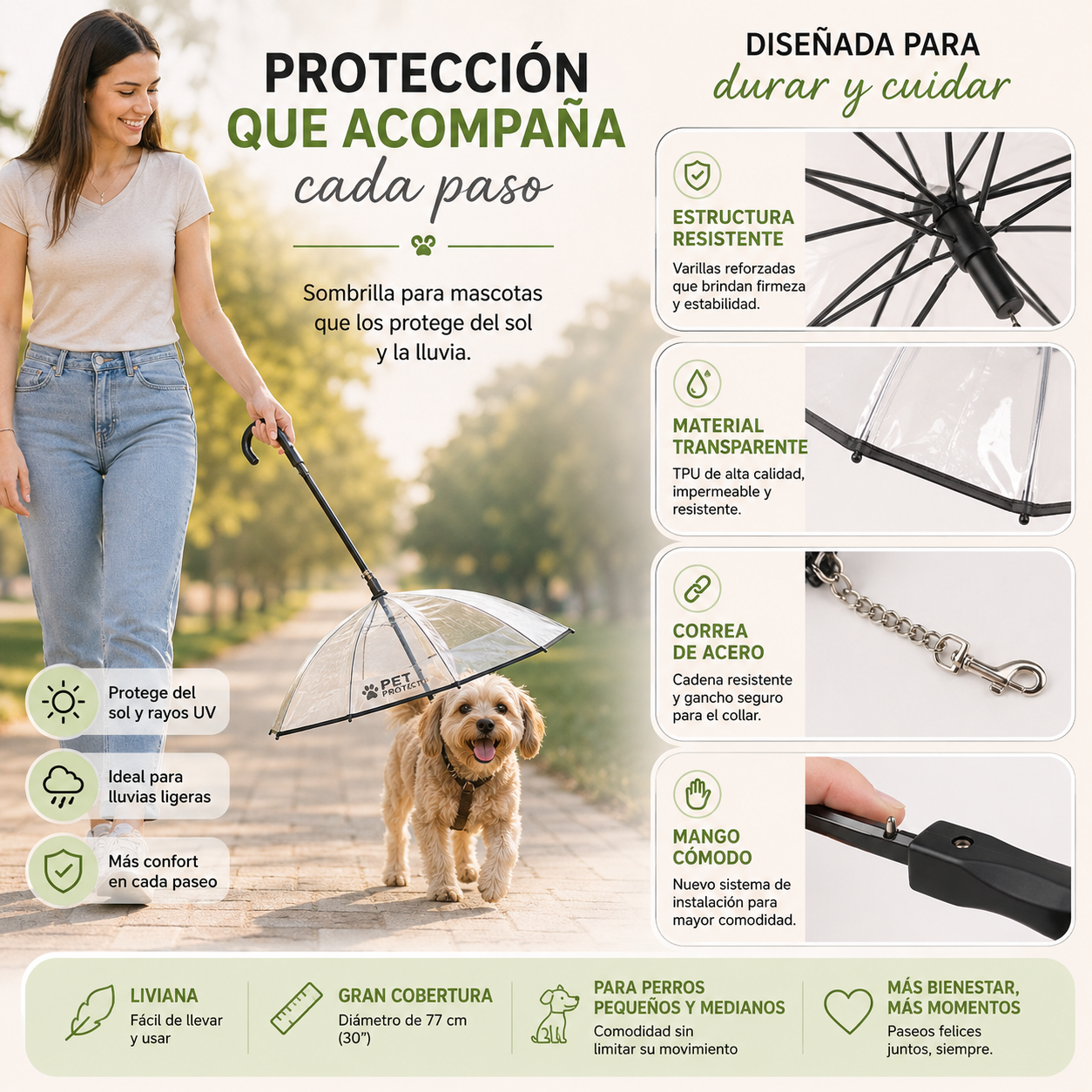 Sombrilla para Mascotas
