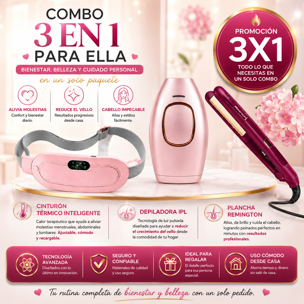 Combo 3 en 1 Para ella