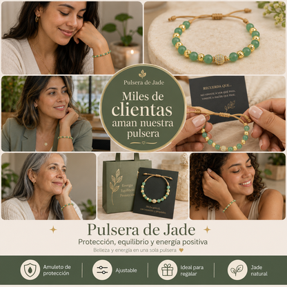 Pulsera Jade de Protección Unisex