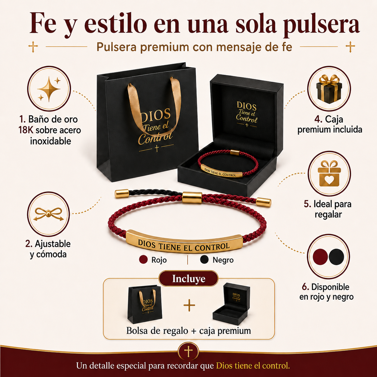 Combo Pulsera Premium + Caja de Lujo