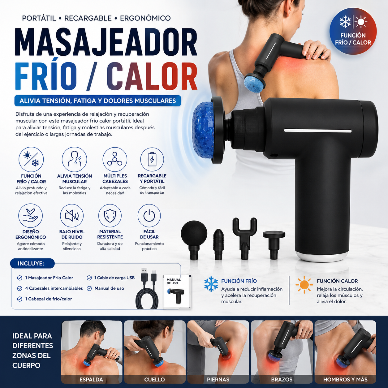 Masajeador Frio Calor ThermaPulse Pro™
