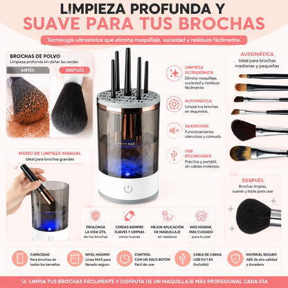 COMBO BEAUTY™ Limpiador de Brocha+ Olla De Cera Plegable