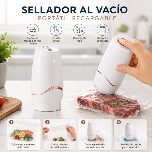 Sellador Al Vacío Portátil VacuFresh Pro™