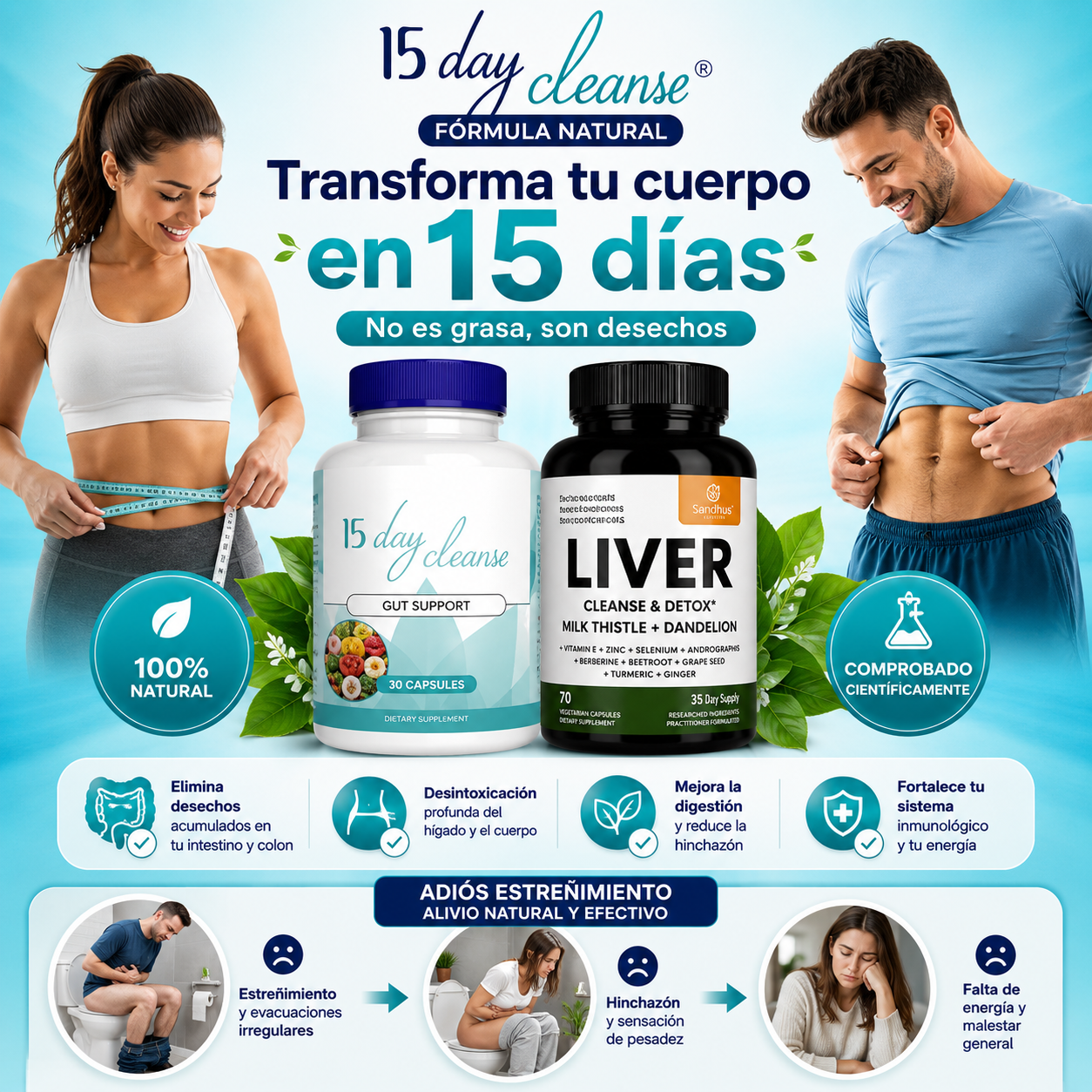 15 Days Cleanse - LIMPIA TU CUERPO EN 15 DÍAS 🔥