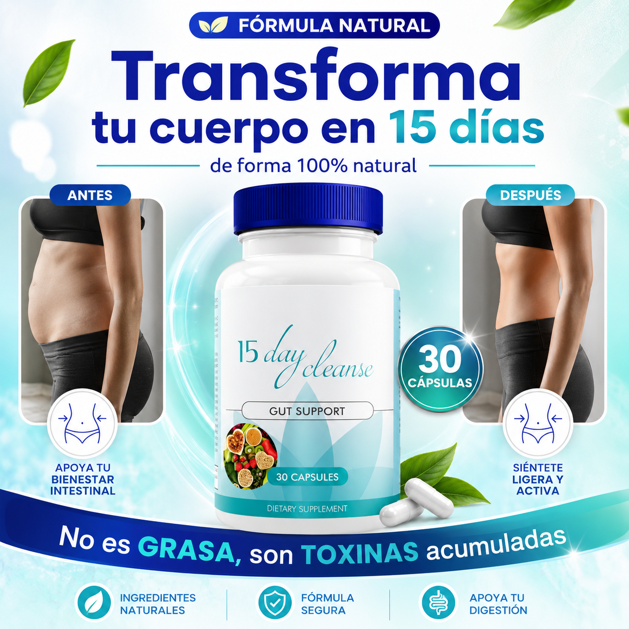 15 Days Cleanse - LIMPIA TU CUERPO EN 15 DÍAS 🔥