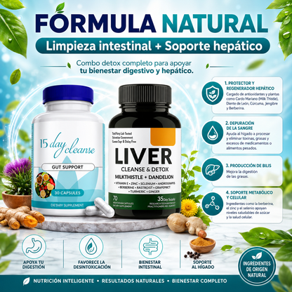 15 Days Cleanse - LIMPIA TU CUERPO EN 15 DÍAS 🔥